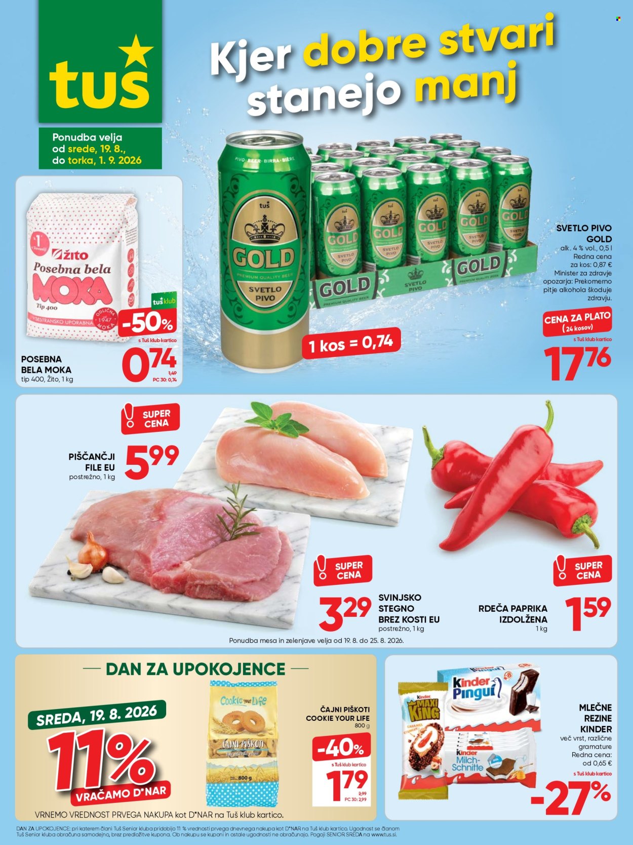Tuš katalog - 19.08.2026 - 01.09.2026. Stran 1