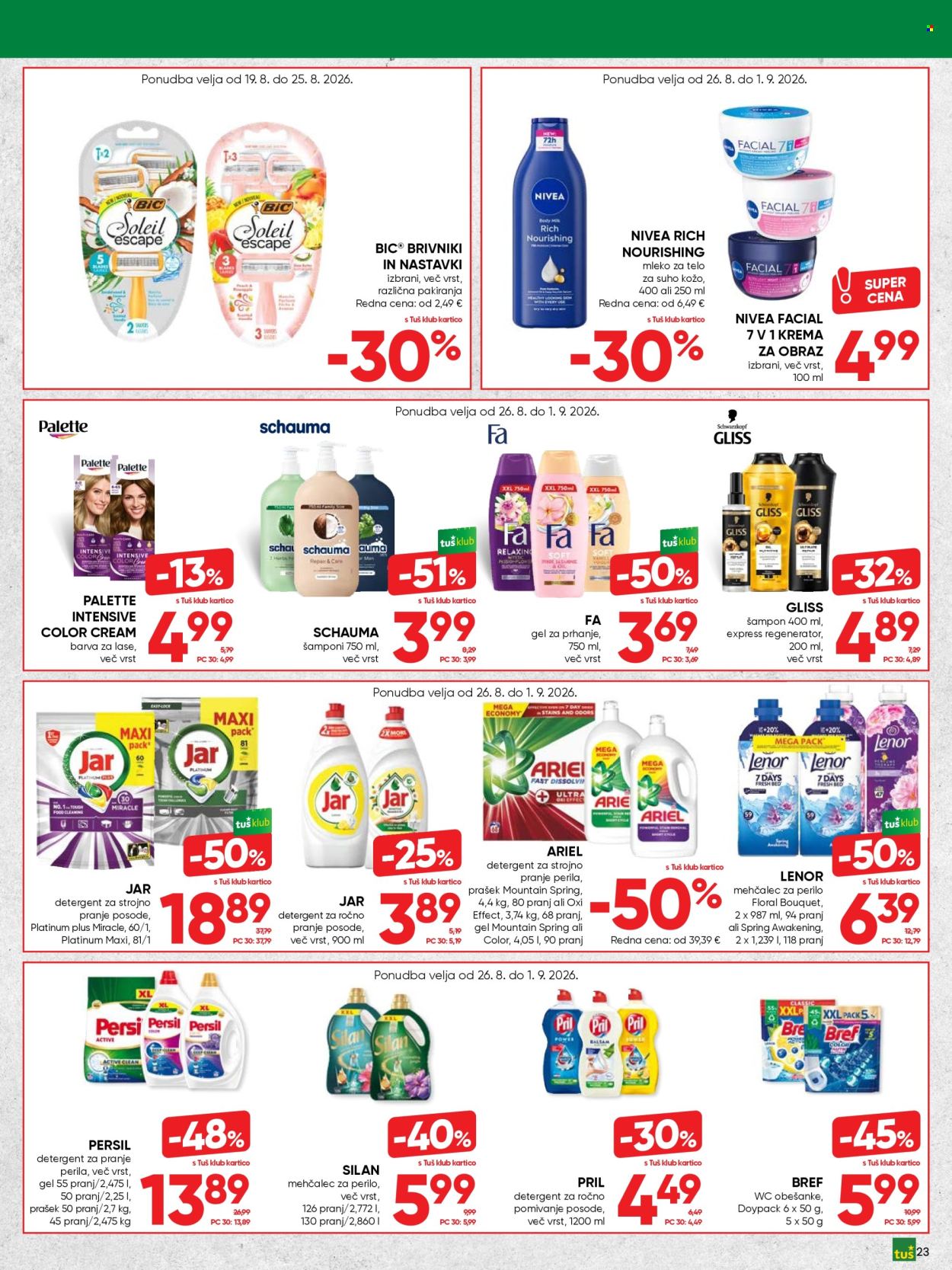 Tuš katalog - 19.08.2026 - 01.09.2026. Stran 23