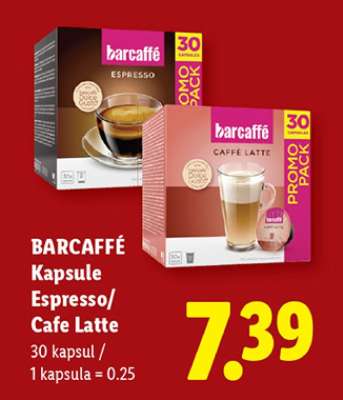 BARCAFFÉ Kapsule Espresso/Cafe Latte
