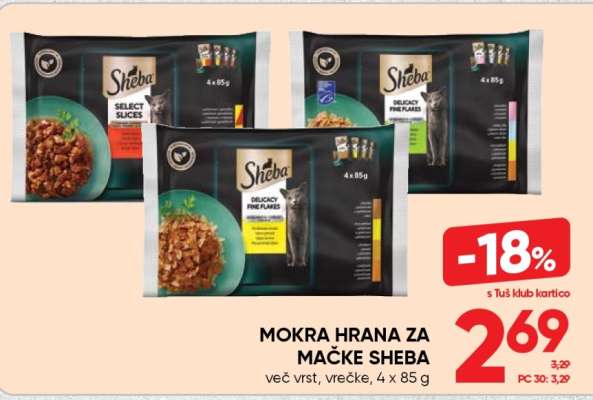 Mokra hrana za mačke Sheba