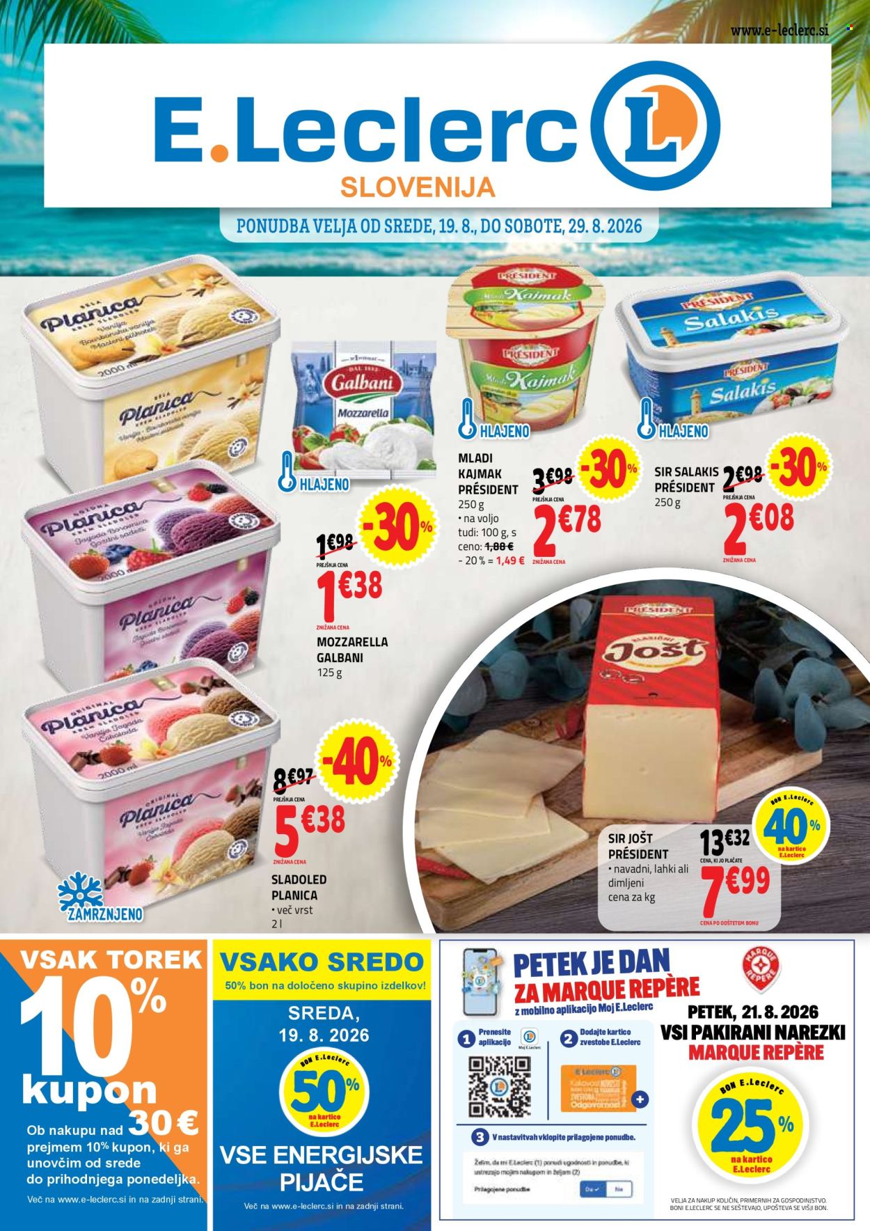 E.Leclerc katalog - 19.08.2026 - 29.08.2026. Stran 1