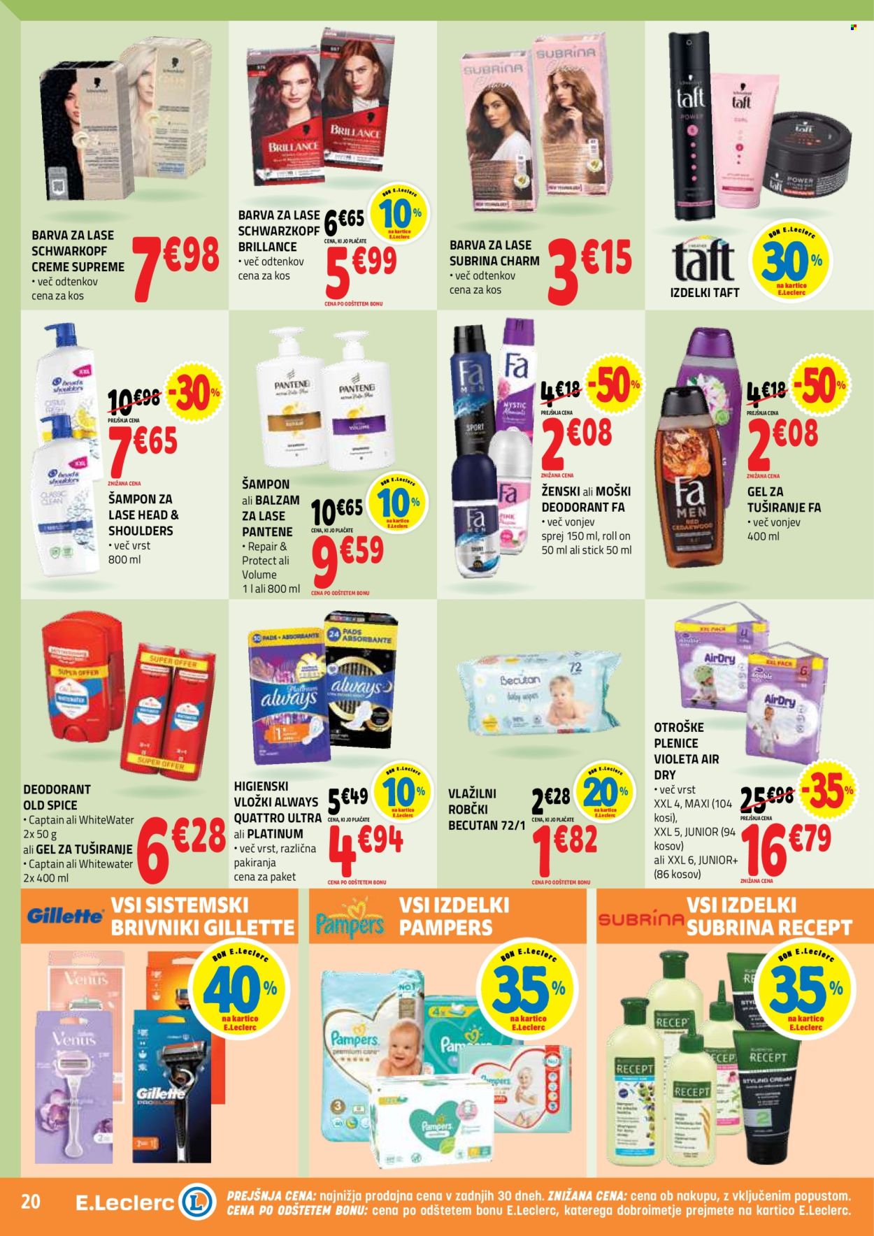 E.Leclerc katalog - 19.08.2026 - 29.08.2026. Stran 20
