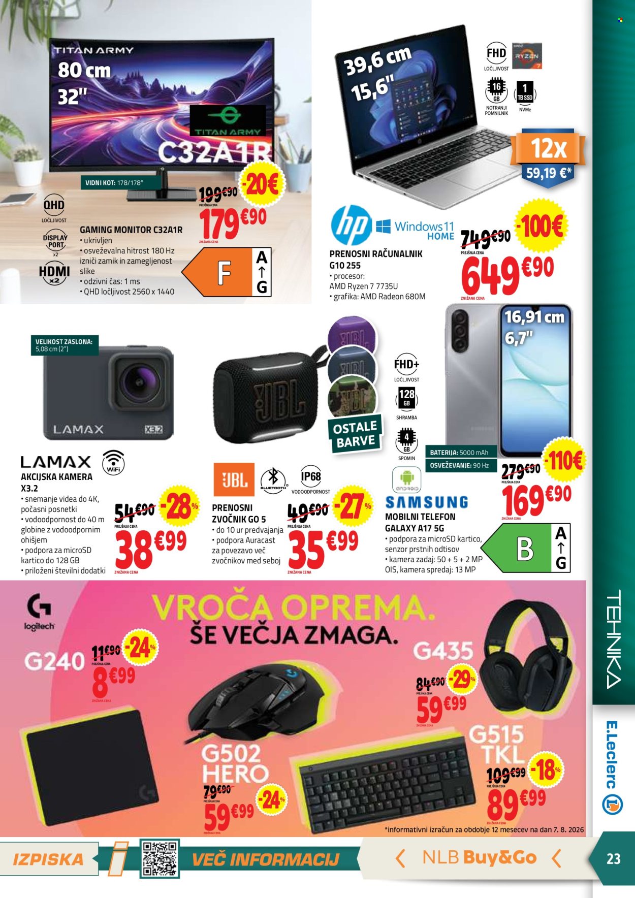 E.Leclerc katalog - 19.08.2026 - 29.08.2026. Stran 23