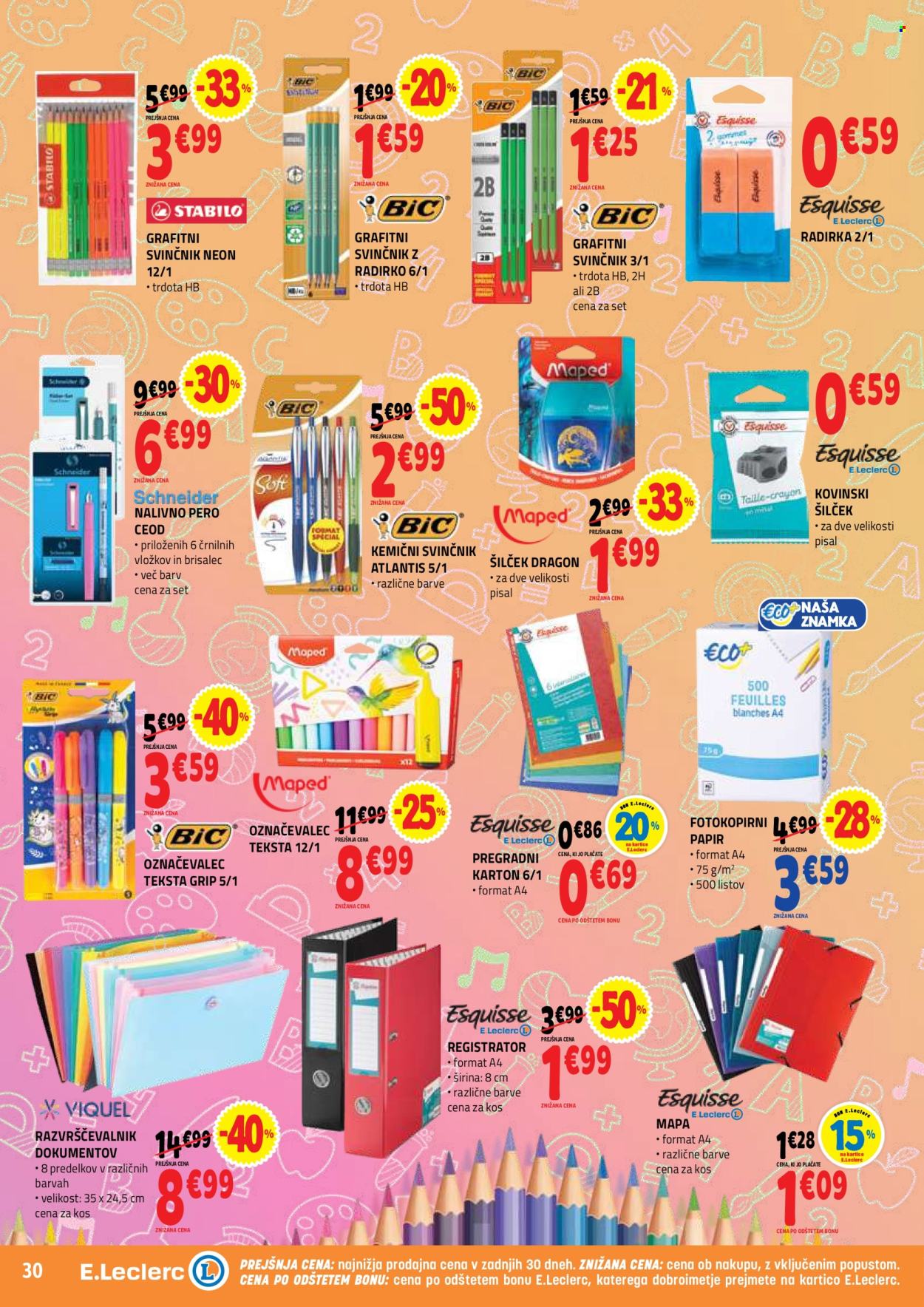 E.Leclerc katalog - 19.08.2026 - 29.08.2026. Stran 30