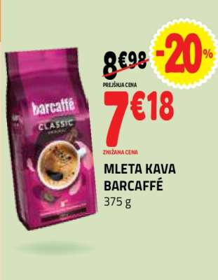 MLETA KAVA BARCAFFE