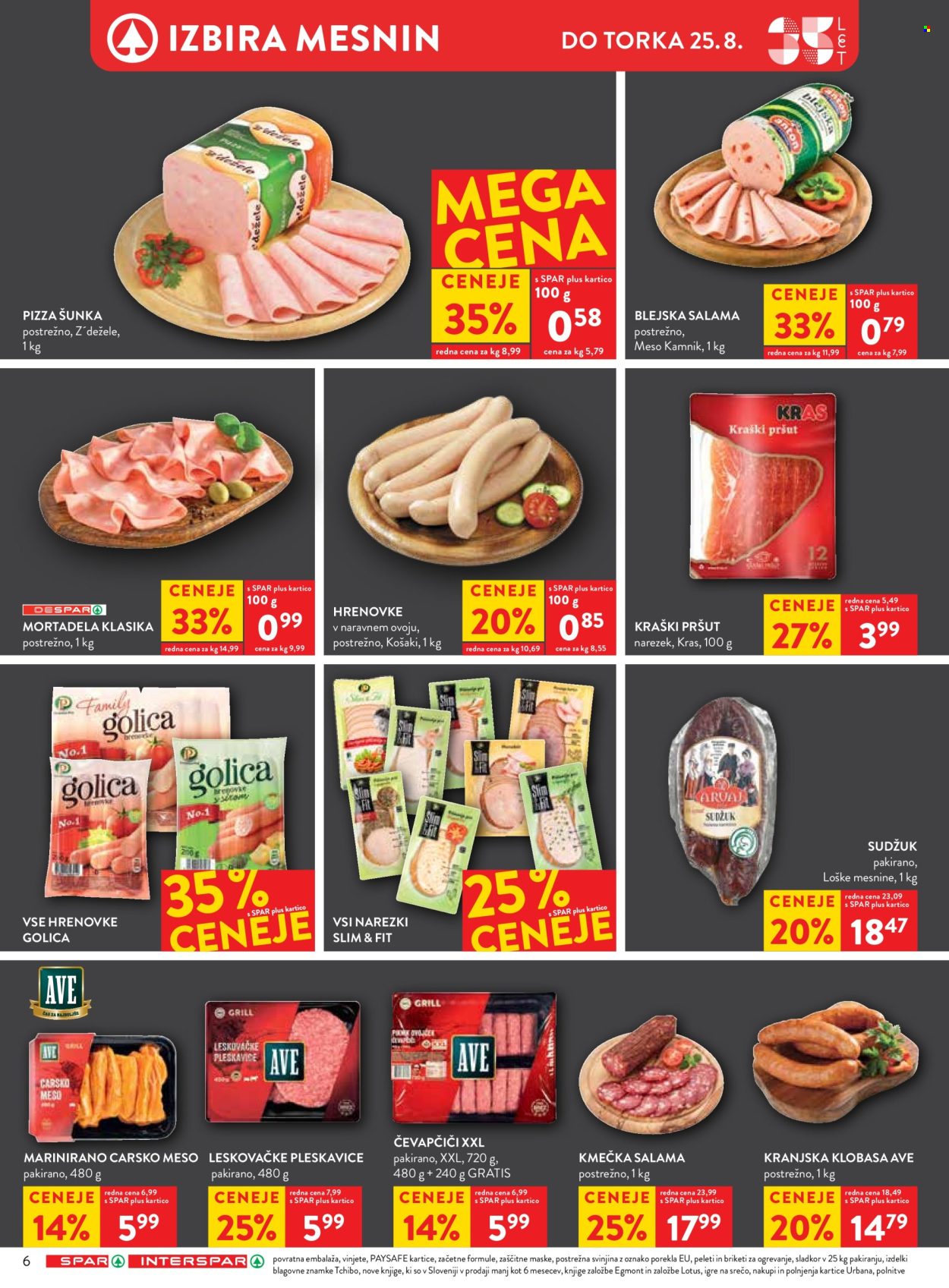 SPAR katalog - 19.08.2026 - 01.09.2026. Stran 9