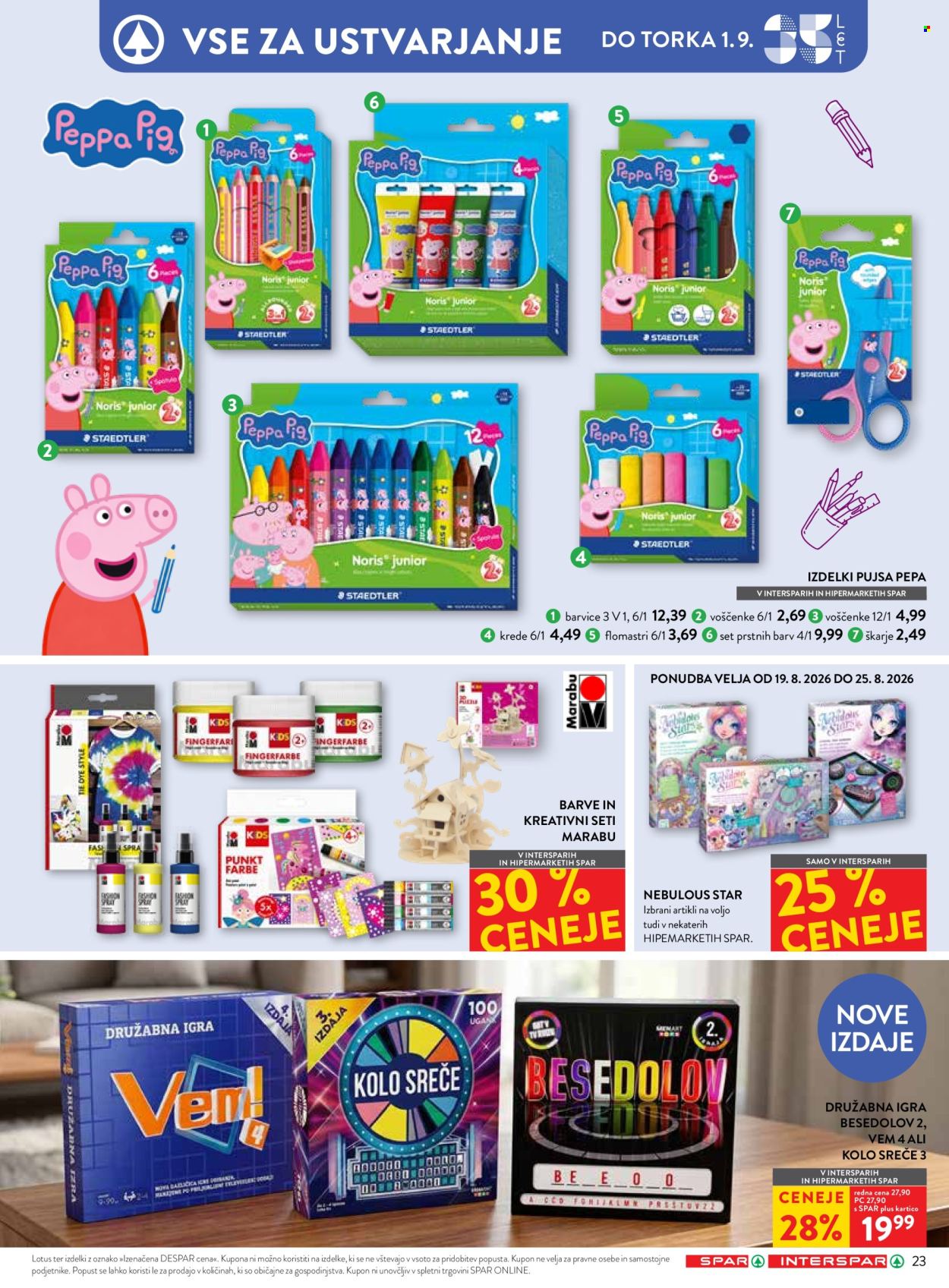 SPAR katalog - 19.08.2026 - 01.09.2026. Stran 38