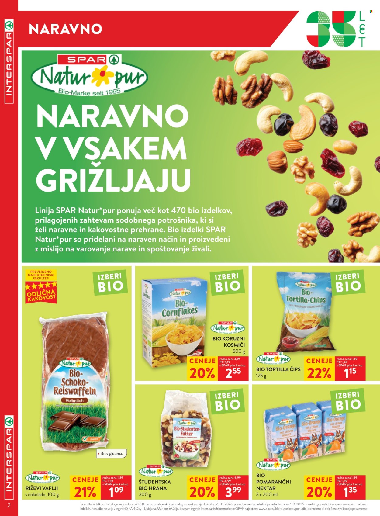 INTERSPAR katalog - 19.08.2026 - 01.09.2026. Stran 2