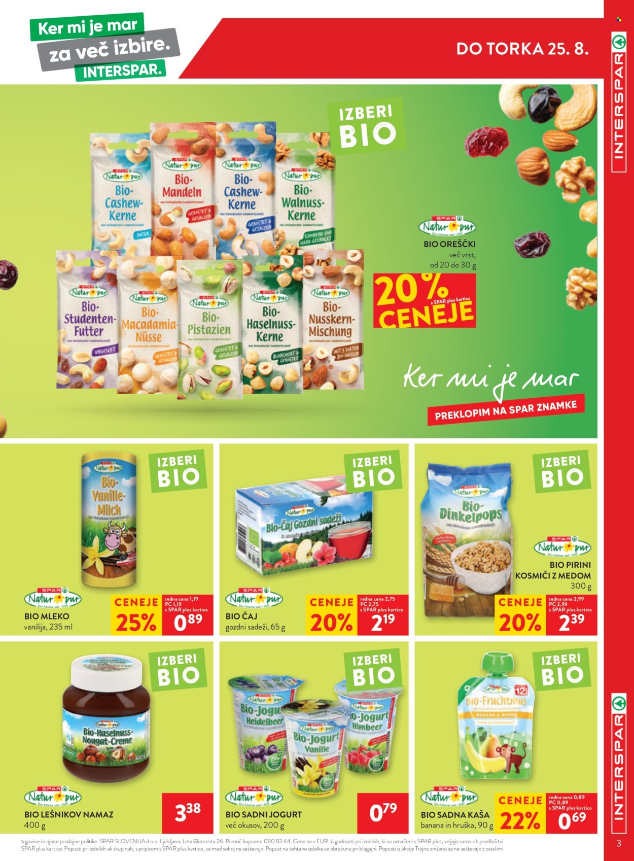 INTERSPAR katalog - 19.08.2026 - 01.09.2026. Stran 3