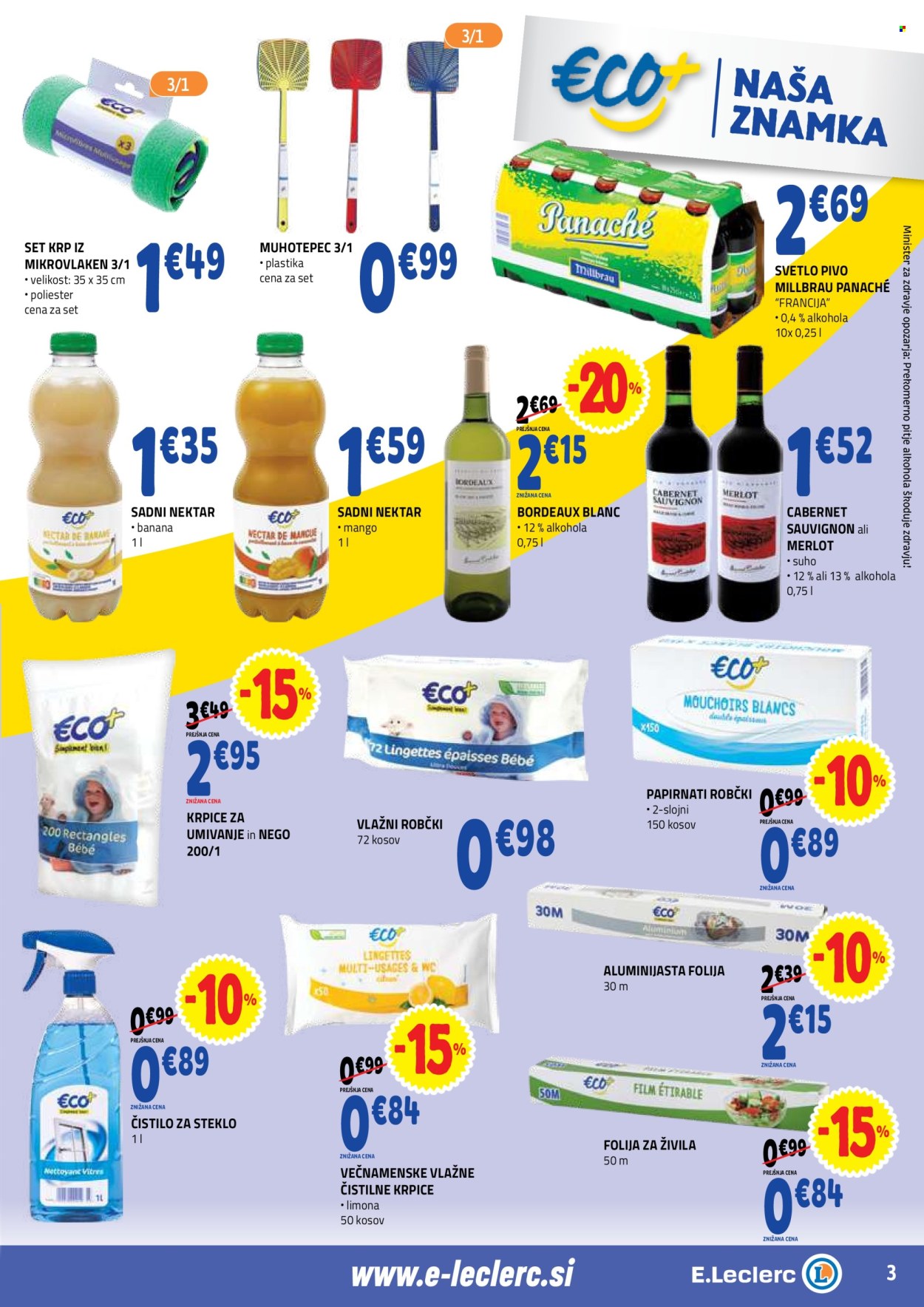 E.Leclerc katalog - 26.08.2026 - 05.09.2026. Stran 3