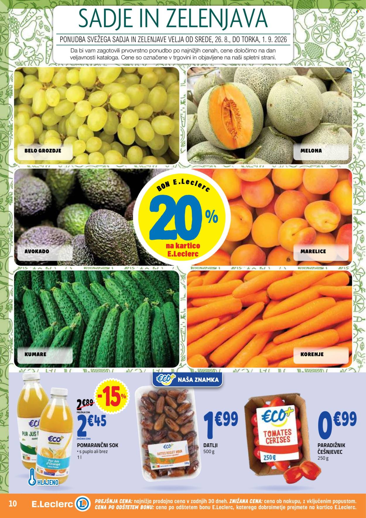 E.Leclerc katalog - 26.08.2026 - 05.09.2026. Stran 10