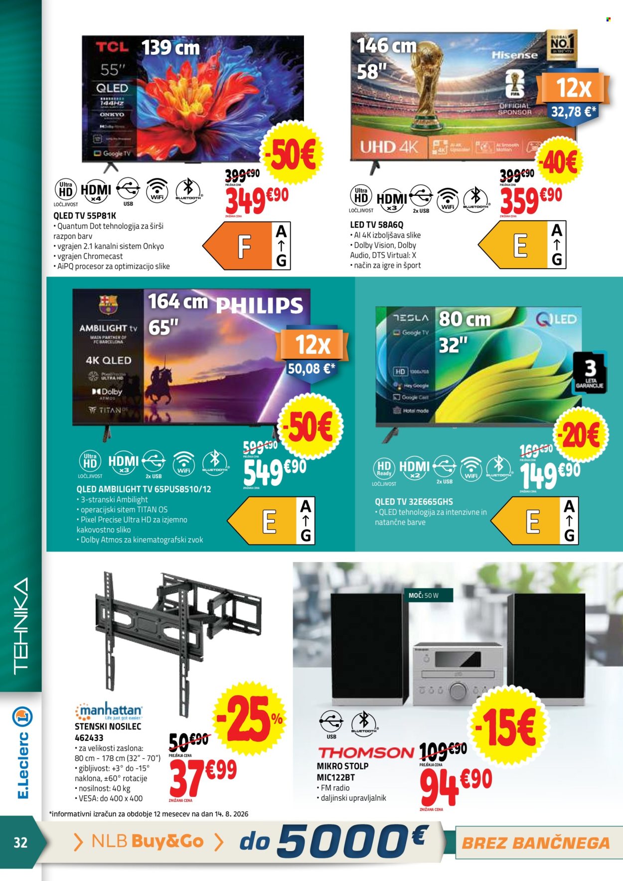 E.Leclerc katalog - 26.08.2026 - 05.09.2026. Stran 32