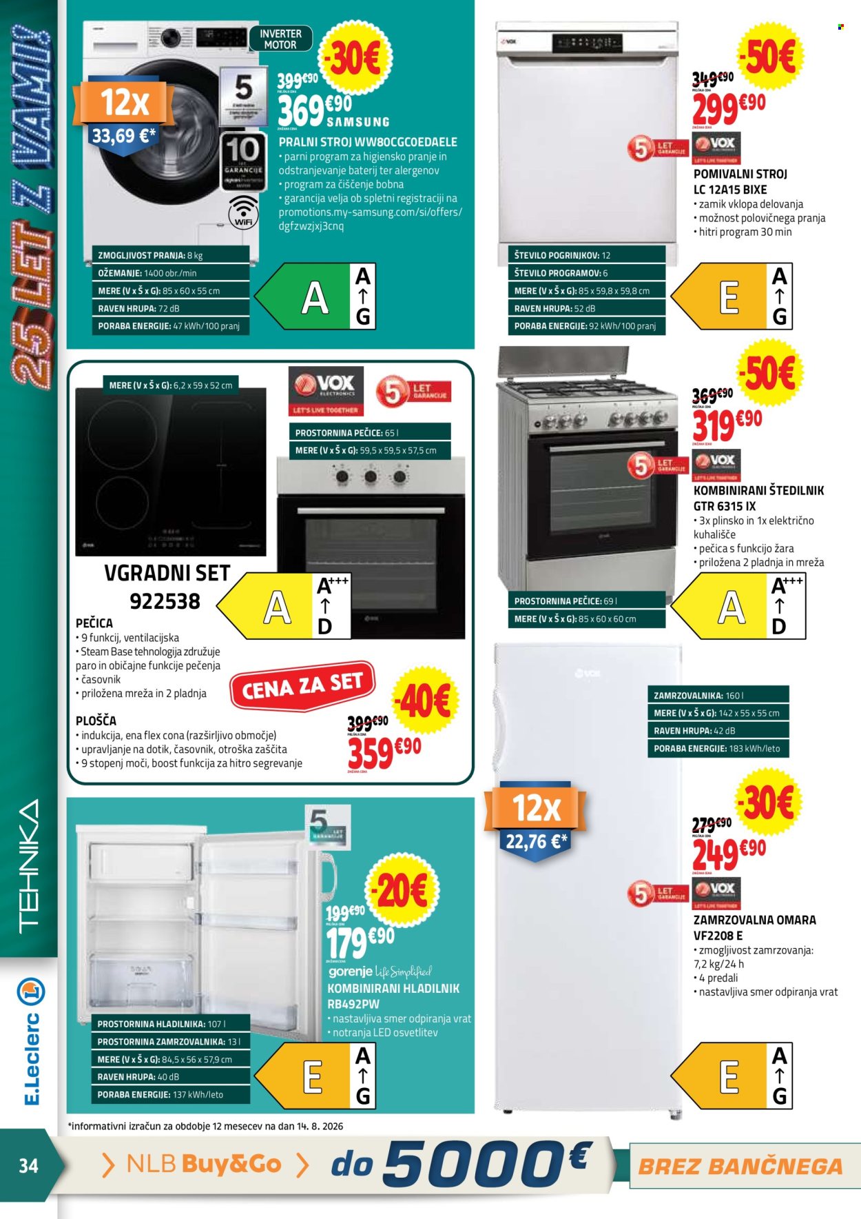 E.Leclerc katalog - 26.08.2026 - 05.09.2026. Stran 34