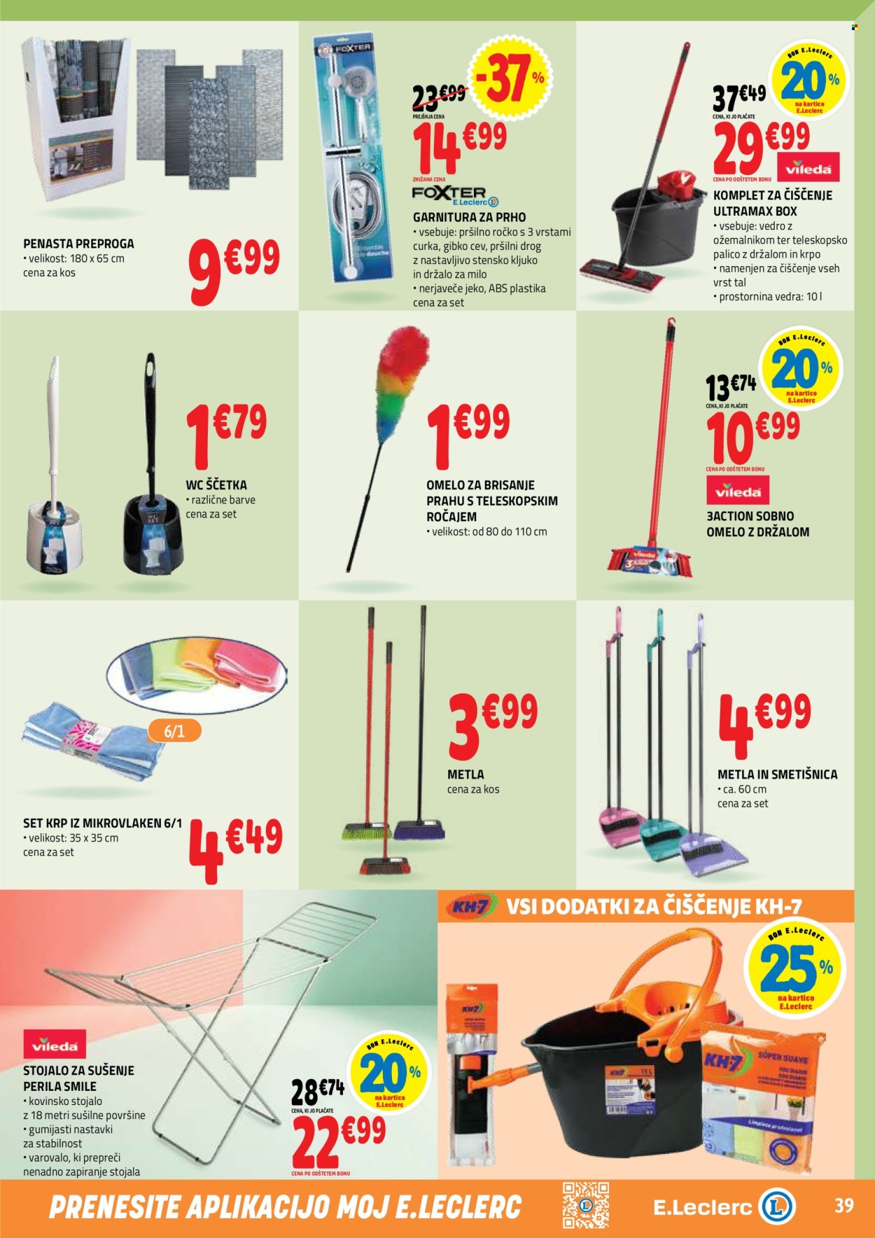 E.Leclerc katalog - 26.08.2026 - 05.09.2026. Stran 39