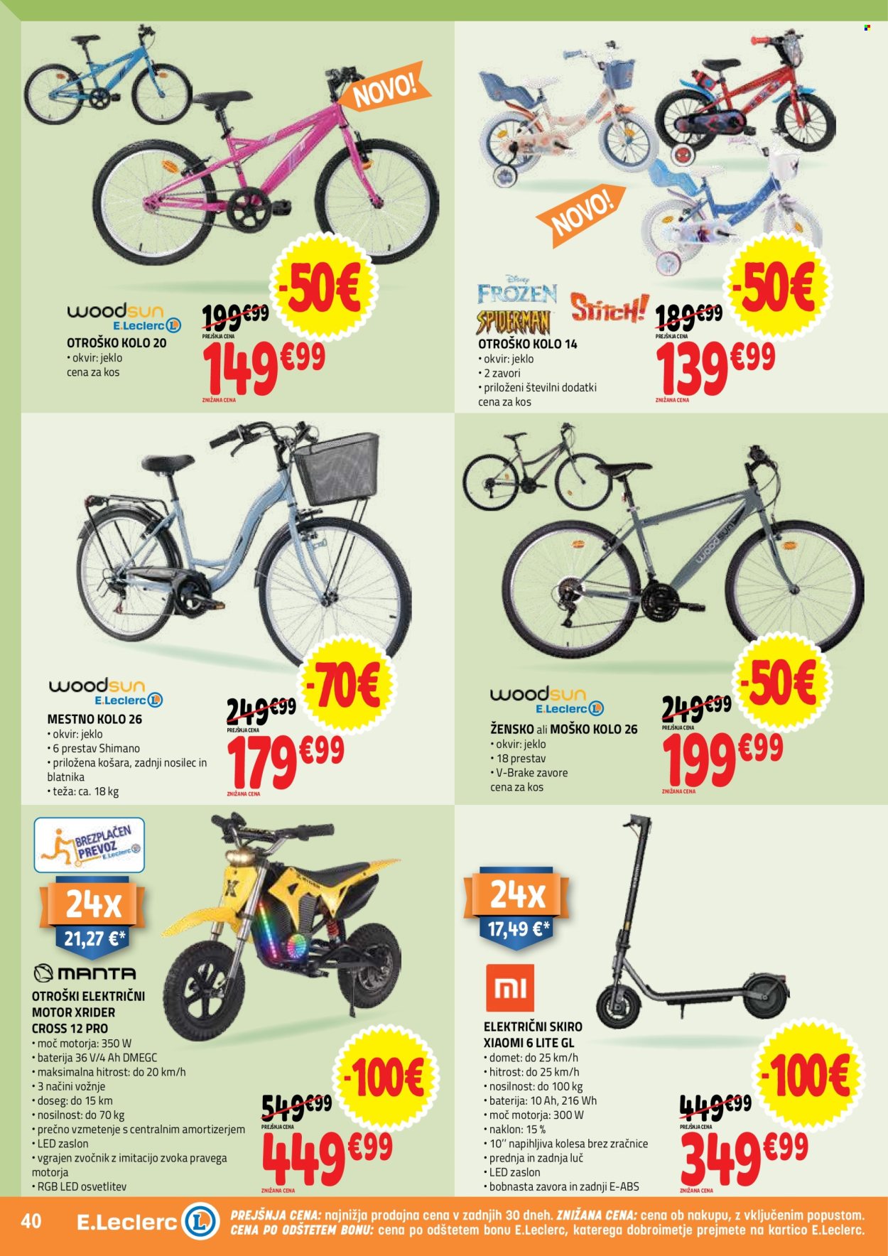 E.Leclerc katalog - 26.08.2026 - 05.09.2026. Stran 40