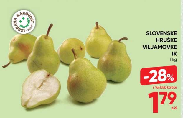 Slovenske hruške viljamovke
