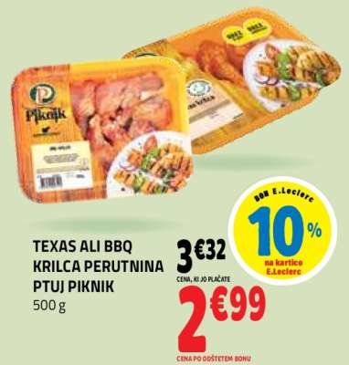 TEXAS ali BBQ KRILCA PERUTNINA PTUJ PIKNIK