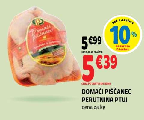 DOMAČI PIŠČANEC PERUTNINA PTUJ