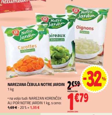 NAREZANA ČEBULA NOTRE JARDIN