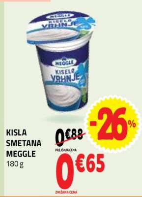 KISLA SMETANA MEGGLE