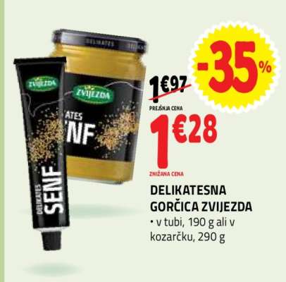 Delikatesna gorčica Zvijezda
