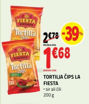 TORTILJA ČIPS LA FIESTA