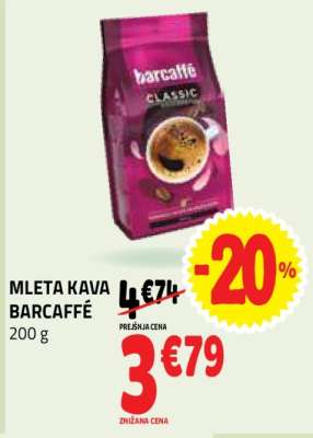 MLETA KAVA BARCAFFE
