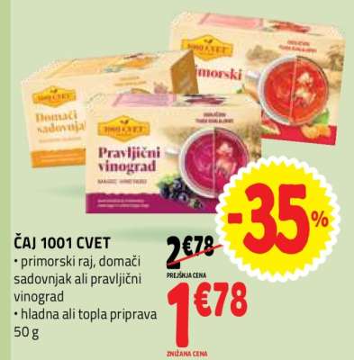 Čaj 1001 Cvet