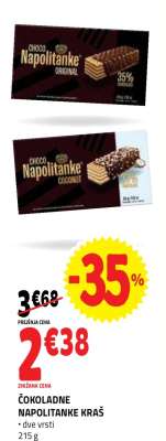 Čokoladne Napolitanke Kraš