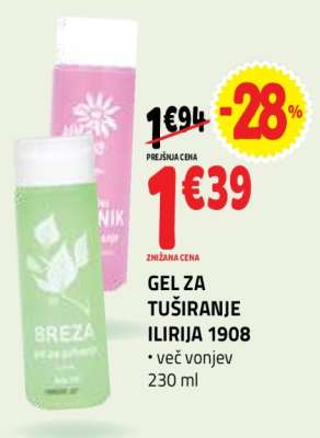 GEL ZA TUŠIRANJE ILIRIJA 1908