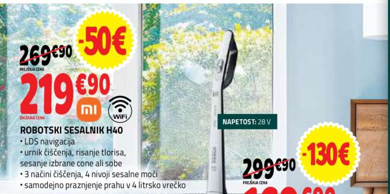 ROBOTSKI SESALNIK H40