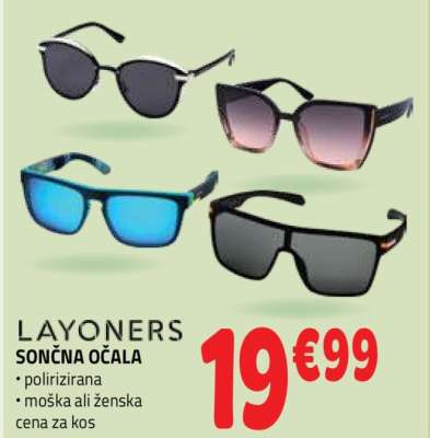 LAYONERS SONČNA OČALA