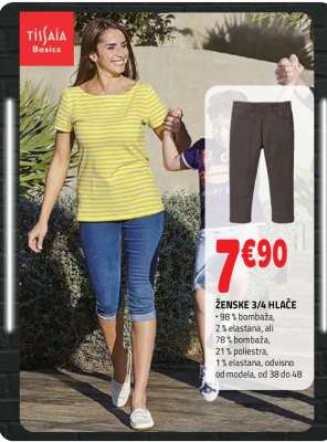 ŽENSKE 3/4 HLAČE