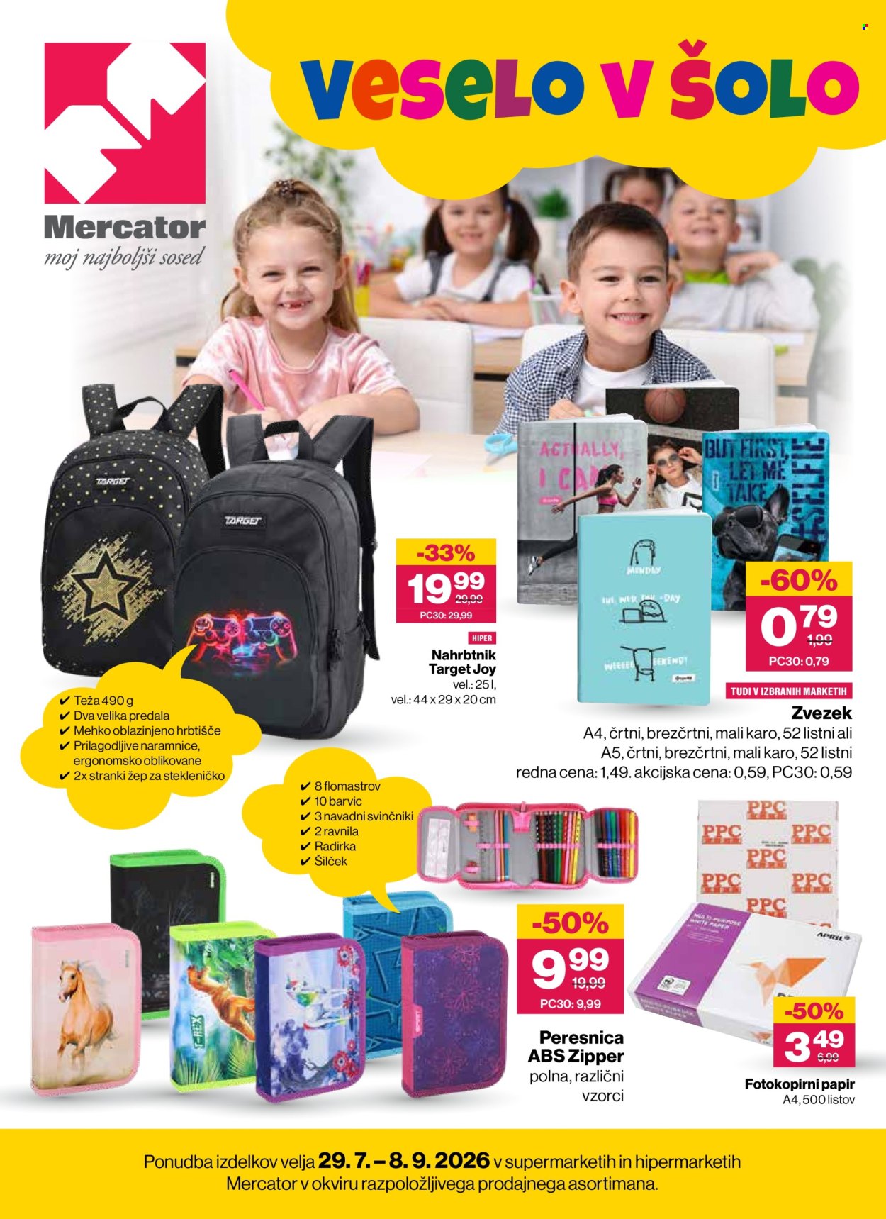 Mercator katalog - 29.07.2026 - 08.09.2026. Stran 1