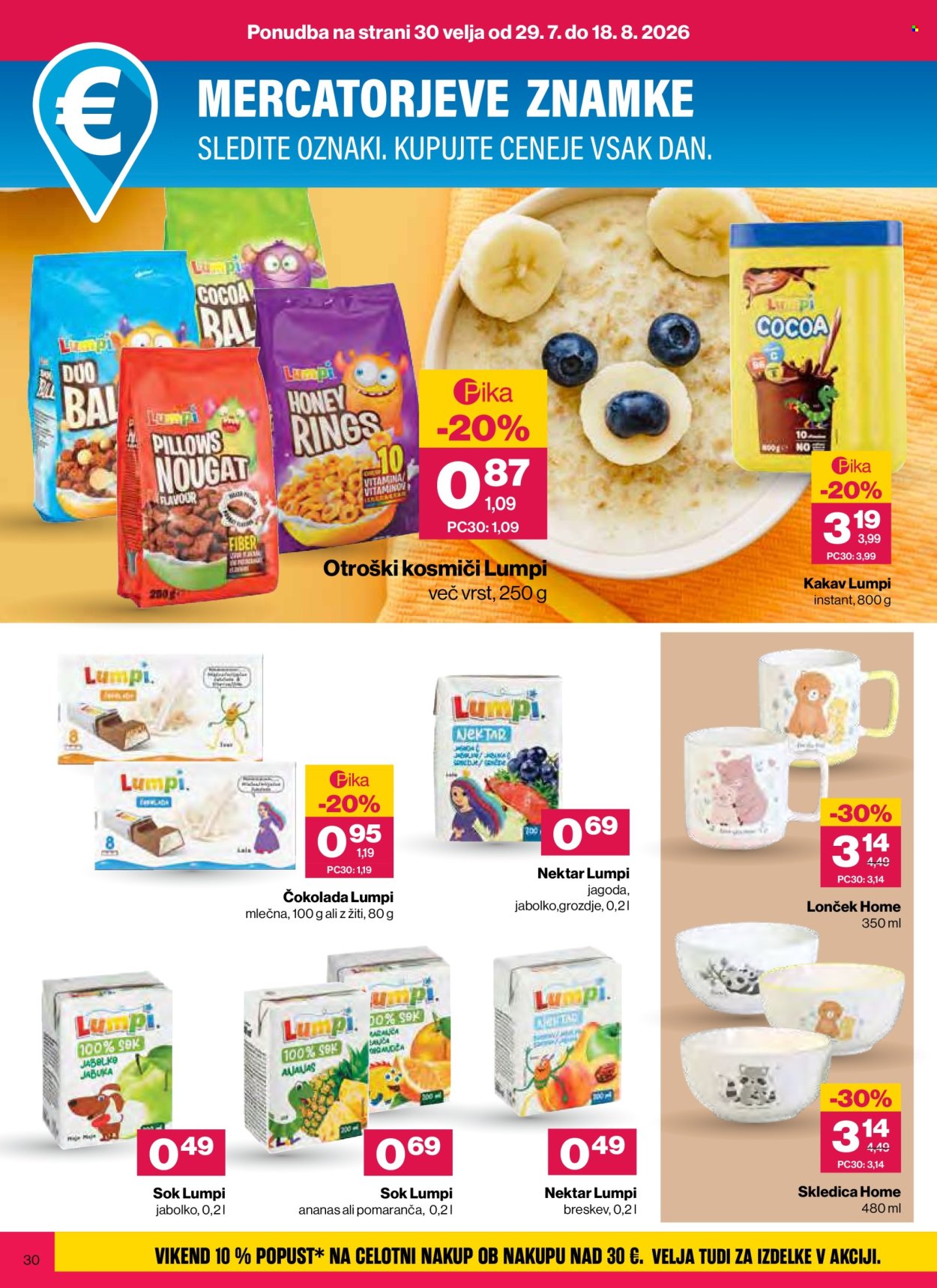 Mercator katalog - 29.07.2026 - 08.09.2026. Stran 30