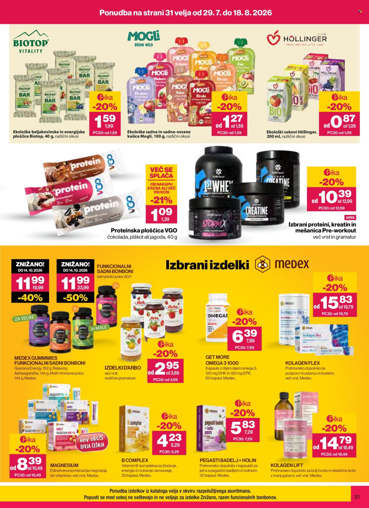 Mercator katalog - 29.07.2026 - 08.09.2026. Stran 31