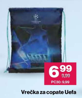 Vrečka za copate Uefa