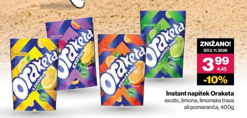 INSTANT NAPITEK ORAKETA