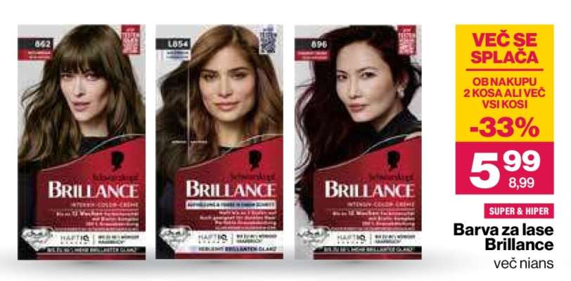 BARVA ZA LASE BRILLANCE