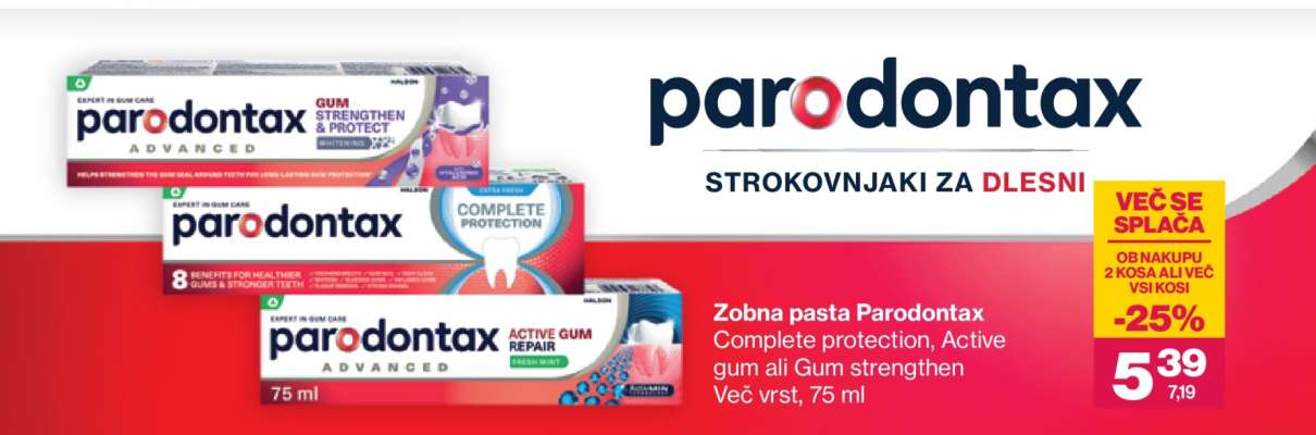 ZOBNA PASTA PARODONTAX