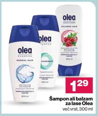 Šampon ali balzam za lase Olea