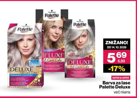 BARVA ZA LASE PALETTE DELUXE
