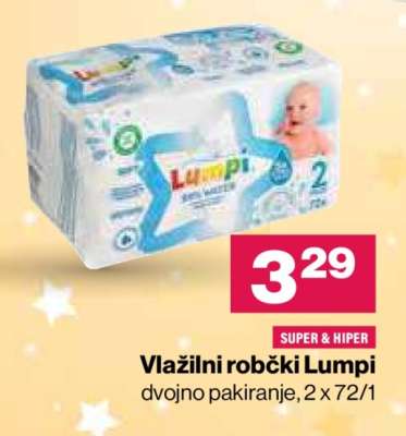 Vlažilni robčki Lumpi