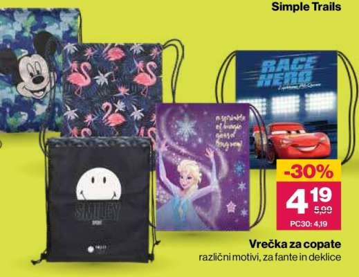 Vrečka za copate