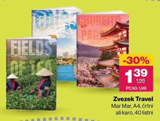 Zvezek Travel