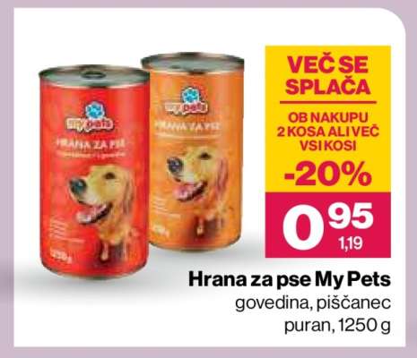 Hrana za pse My pets