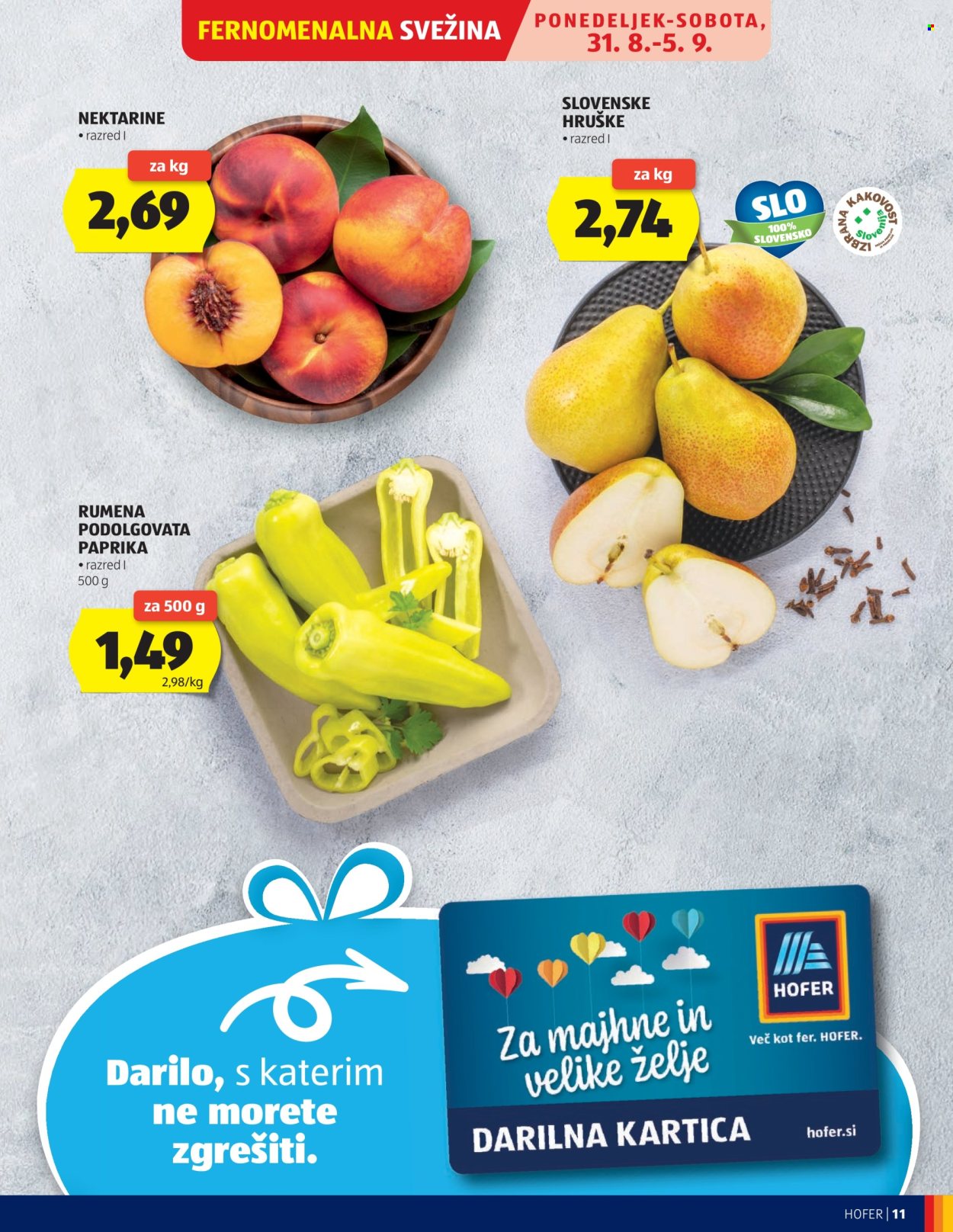 Hofer katalog - 26.08.2026 - 03.09.2026. Stran 11