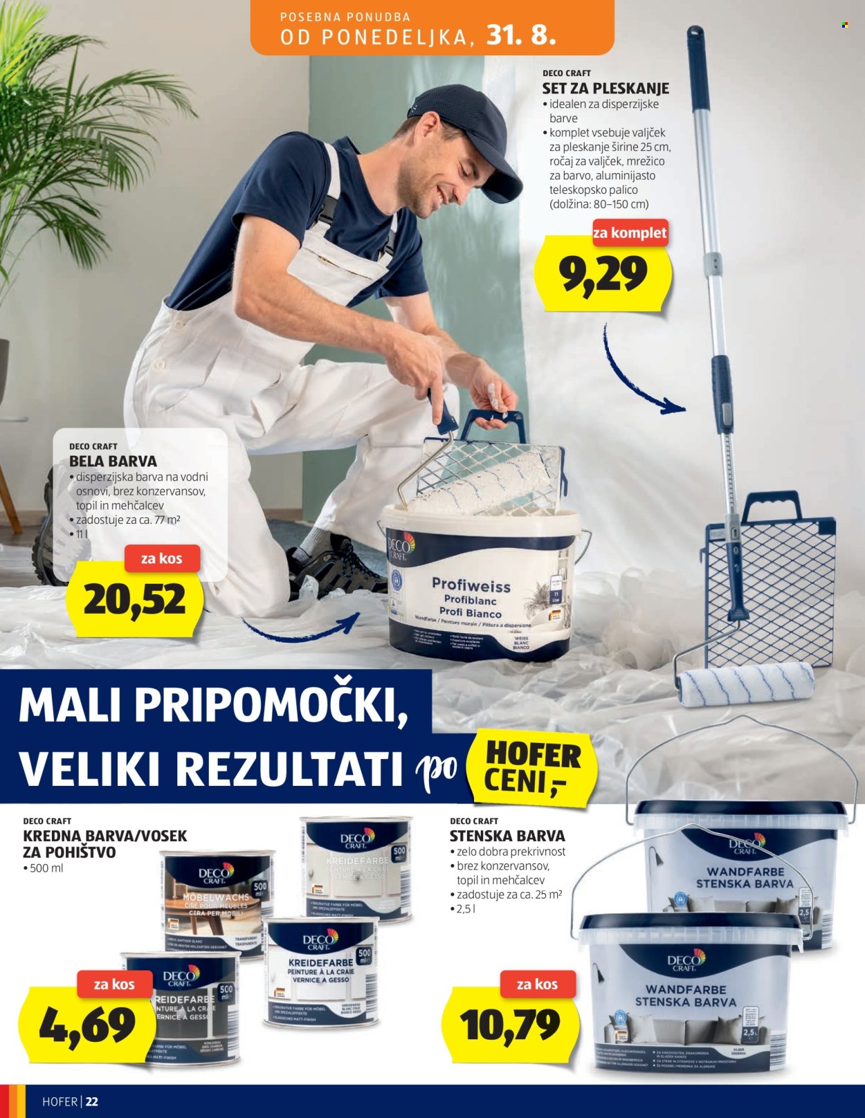 Hofer katalog - 26.08.2026 - 03.09.2026. Stran 22