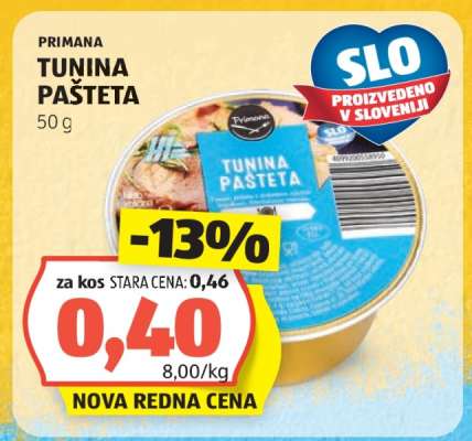 PRIMANA TUNINA PAŠTETA