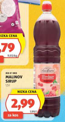 Rio D'Oro Malinov Sirup
